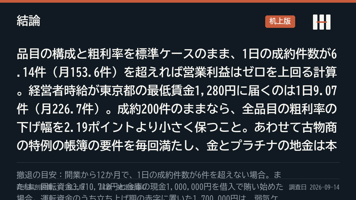 結論の要約