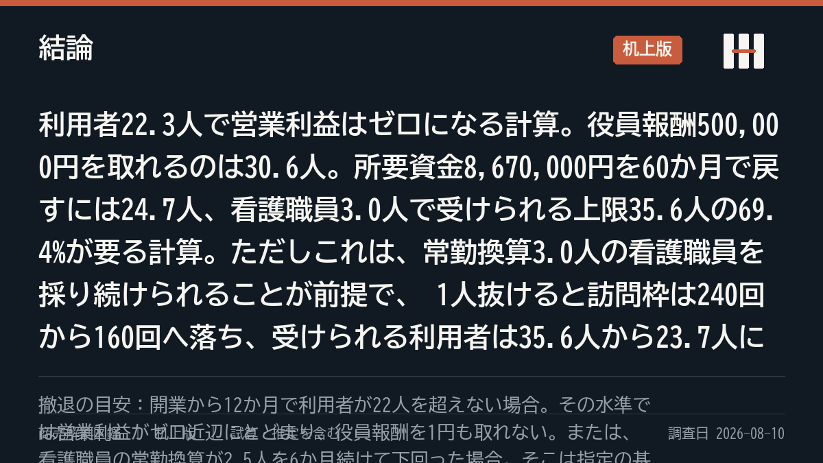 結論の要約