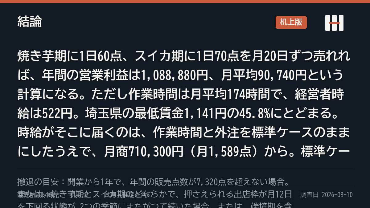 結論の要約
